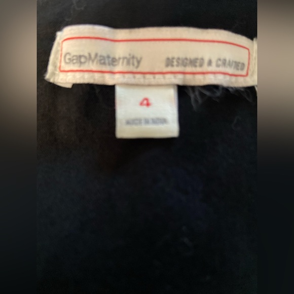 GAP MATERNITY size 4 Black DRESS long dress sleeveless - Picture 4 of 7